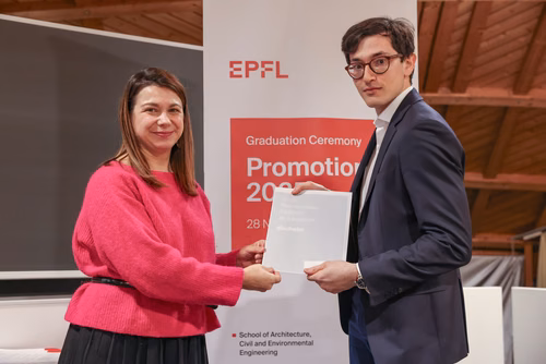 Remise de Diplômes Bachelor EPFL 2025 à la section de Génie Civil 
