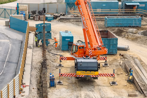 Chantier Double Deck, démolition et terrassement 