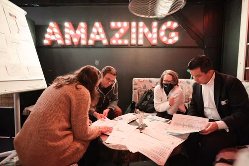 Atelier collaboratif sur la représentation et la compréhension des données, organisé dans le cadre de la journée suisse du digital.