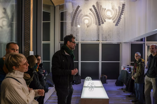 The exhibition Shapes: Patterns in Art and Science explores the richness of the natural and artificial patterns that surround us. Bringing together art, mathematics, materials science and biology, it highlights the shared fascination of scientists and artists with geometric, dynamic and symmetrical structures. Opening