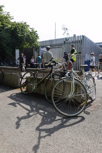Festive event at the closing of Bike to Work 