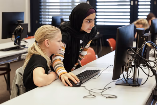Le Meet up national annuel du Coding club des filles sur le campus de l’EPFL