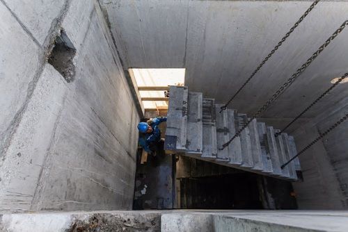 Chantier halles mécaniques