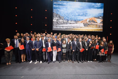 Convocation of the graduating class Architecture