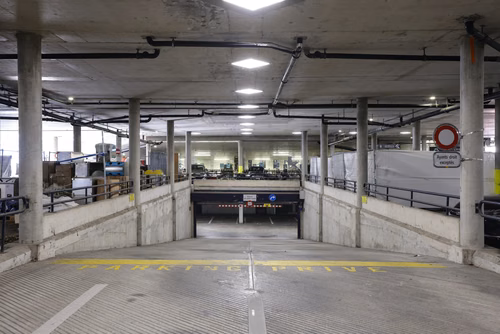 Parking Esplanade, Abris PC, déchèterie