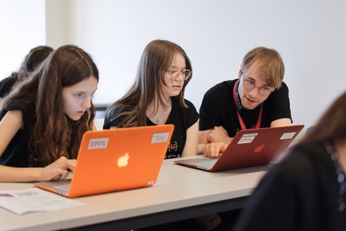 Le Meet up national annuel du Coding club des filles sur le campus de l’EPFL