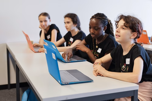 Le Meet up national annuel du Coding club des filles sur le campus de l’EPFL