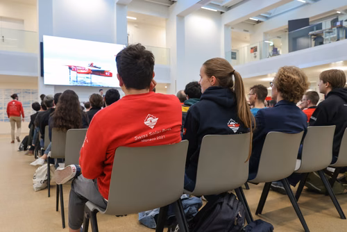 The new mechanical and electronic prototyping Discovery Learning Lab – known as the Student Prototyping and Outreach Tank, or “SPOT” for short – opened its doors. Evening with the Students. (Discovery Learning Lab)