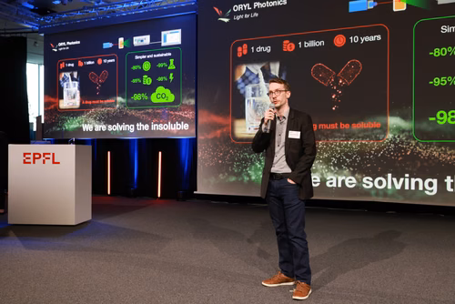 12th edition of the Startup Champions Seed Night 2023 at the Rolex Forum at EPFL