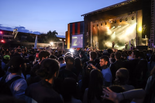 For the 40th year, EPFL campus morph into a humongous music festival!