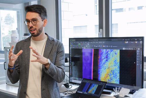 Visite du laboratoire de la prof. Tiffany Abitbol (Laboratoire des matériaux durables)  organisé par le Development Office, philanthropie