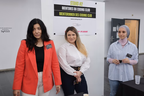 Le Meet up national annuel du Coding club des filles sur le campus de l’EPFL Service de promotion des sciences SPS 