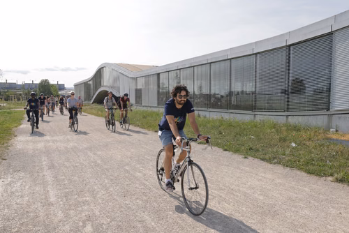 Festive event at the closing of Bike to Work 
