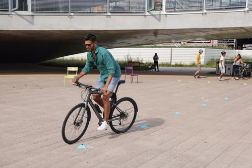 Festive event at the closing of Bike to Work 