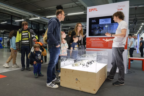 L’EPFL vous propose d’explorer ces liens étroits entre science et monde animal à travers une exposition de 200m2 présentant une sélection de projets de recherche issus des laboratoires de l’École.