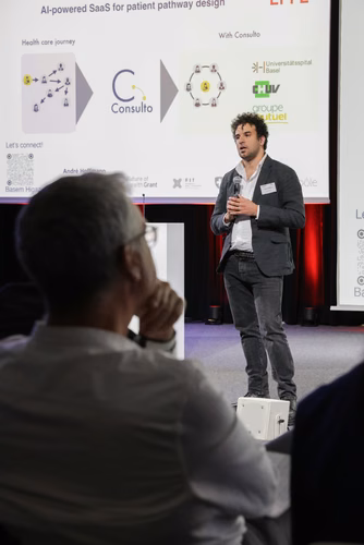 13th edition of the Startup Champions Seed Night 2024 at the Rolex Forum at EPFL.
