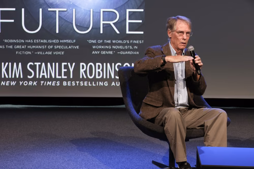 Kim Stanley Robinson is one of the foremost living writers of speculative fiction, author of nearly twenty books including the "Mars" trilogy, "New York 2140" and the recent global sensation "The Ministry for the Future". In this powerful work of climate fiction, he addresses the challenge facing humanity and lays out an invigorating vision of how the world might cooperate to overcome it. moderated by Bruno Giussani, the Switzerland-based Global Curator of the TED Conferences