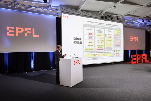 EPFL Day of International Research, co-hosted by International Affairs and the Research Office’s International funding team.
