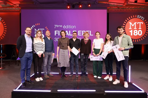 The 14 PhD Students finalists of the competition My Thesis in 180 seconds (MT180)  present their research in simple, straightforward terms in 3 minutes exactly, in English or in French, using humour, metaphores and examples.