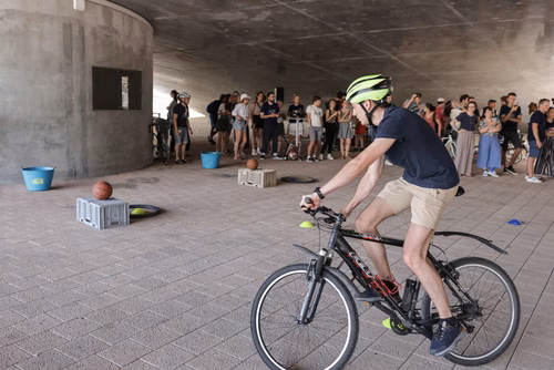Festive event at the closing of Bike to Work 