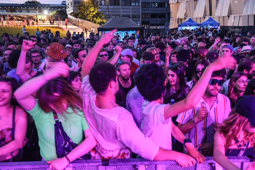For the 40th year, EPFL campus morph into a humongous music festival!