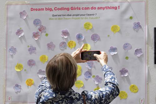 Le Meet up national annuel du Coding club des filles sur le campus de l’EPFL