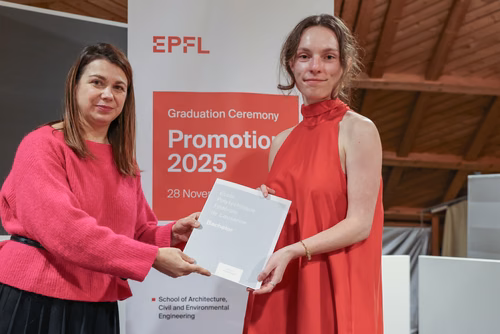 Remise de Diplômes Bachelor EPFL 2025 à la section de Génie Civil 