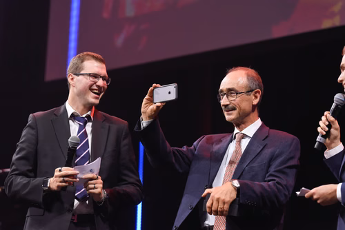 At the graduation ceremony held on Saturday morning, the students received their Master's degree in front of a crowd of 3,000 people made up of family and friends, professors and special EPFL guests.