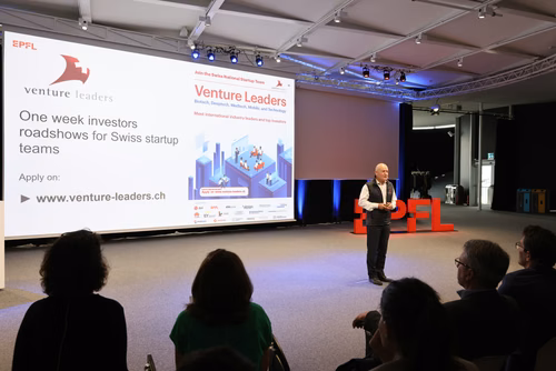 Co-organized by EPFL Alumni, EPFL Vice Presidency for Innovation & venturelab, the Startup Champions Seed Night is an annual startup conference & pitch competition bringing together the most promising entrepreneurs from EPFL and the rest of Switzerland, angel investors, mentors, industry leaders and local researchers and student.