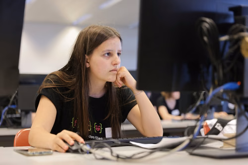 Le Meet up national annuel du Coding club des filles sur le campus de l’EPFL