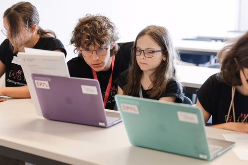 Le Meet up national annuel du Coding club des filles sur le campus de l’EPFL
