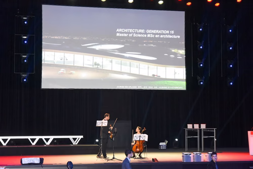 Remise des masters en Architecture, le 3 octobre 2015